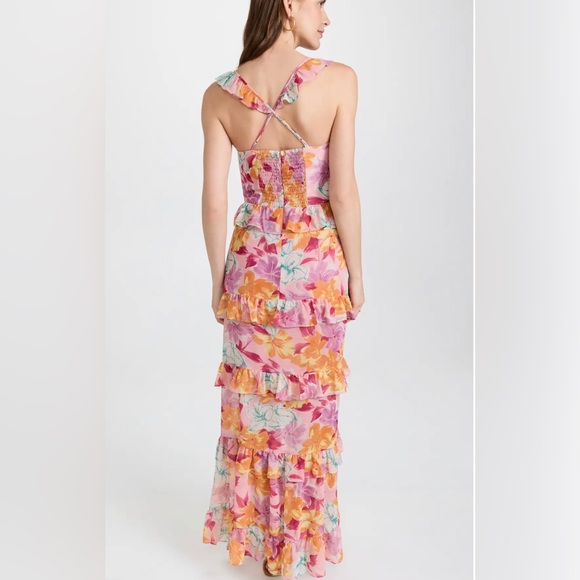 WAYF With Love Tiered Maxi Dress - Small - Picture 3 of 8